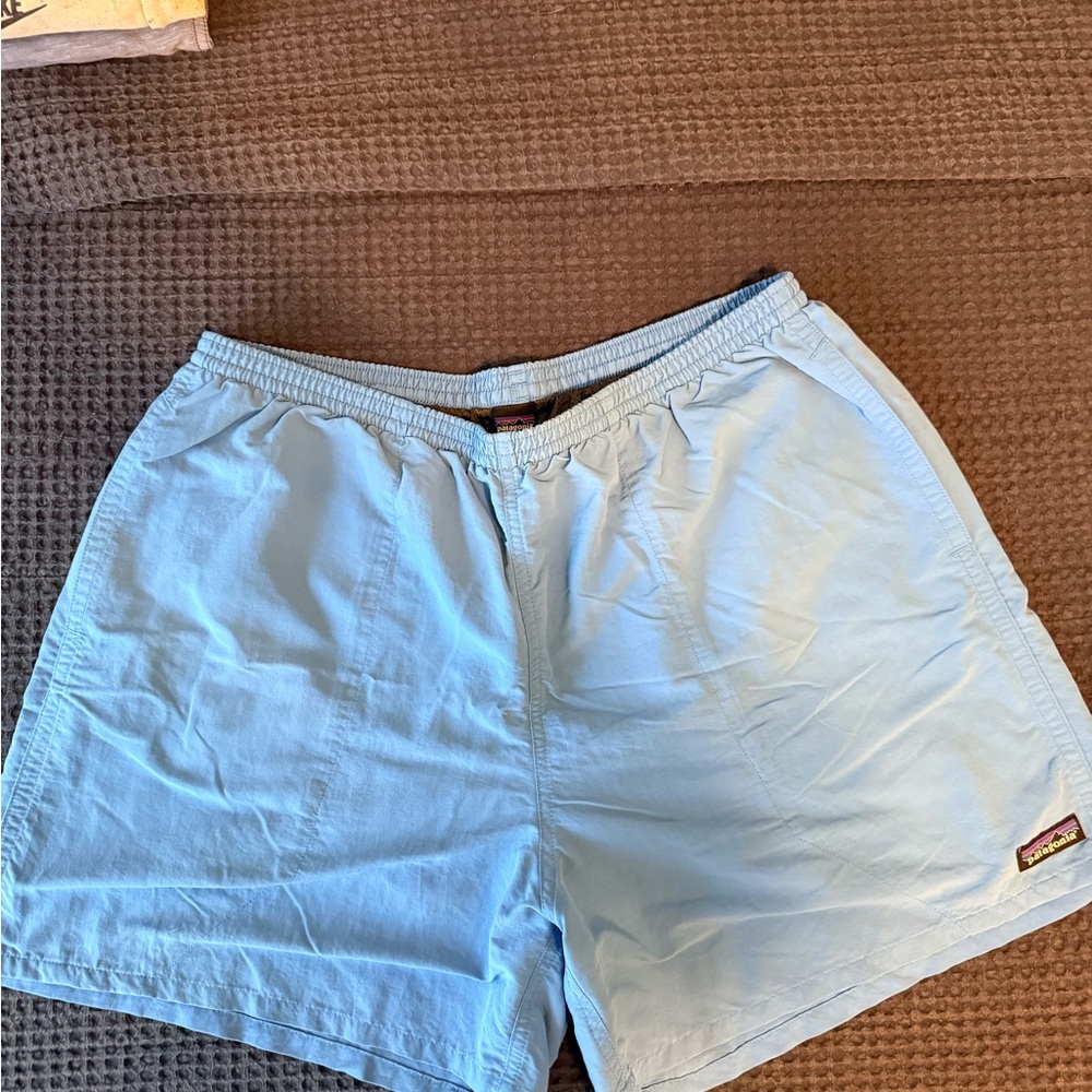Patagonia Men's Sky Blue Swim Trunks